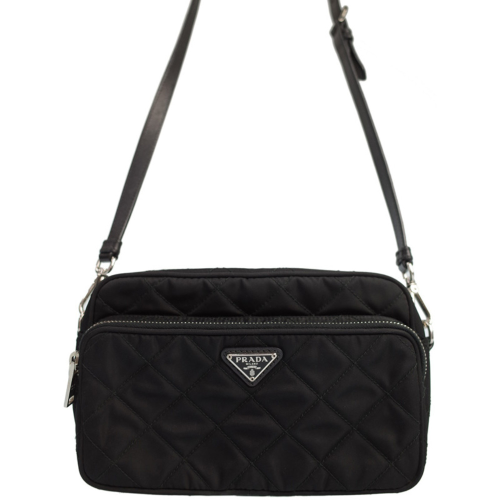 Prada Quilted Shoulder Bag Black